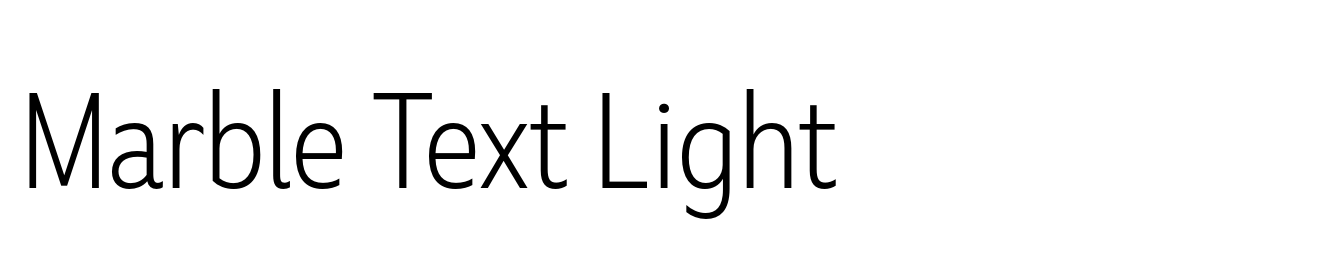 Marble Text Light